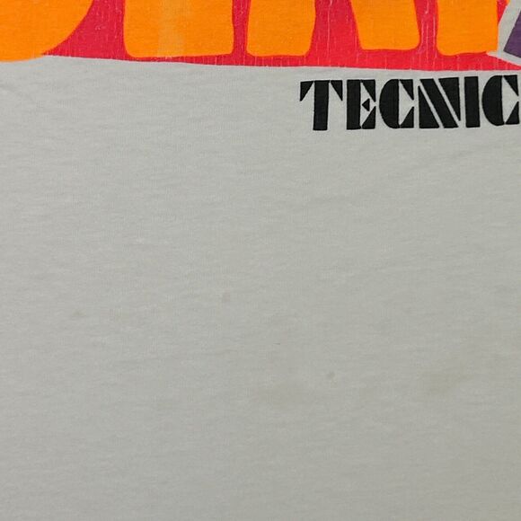 Vintage Blizzard Tecnica Ski T Shirt Mens Large Skiing Skier 80s USA Made White - Picture 8 of 16